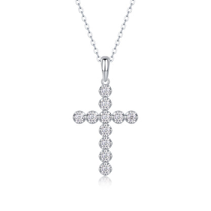 Entrusted - A Fashionable And Luxurious Diamond Jewelry Pendant Set With Moissanite S925 Sterling Silver