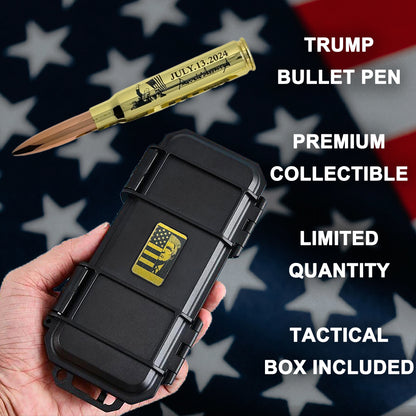 Donald Trump Pen - Brass Bullet Shaped Ballpoint Pen