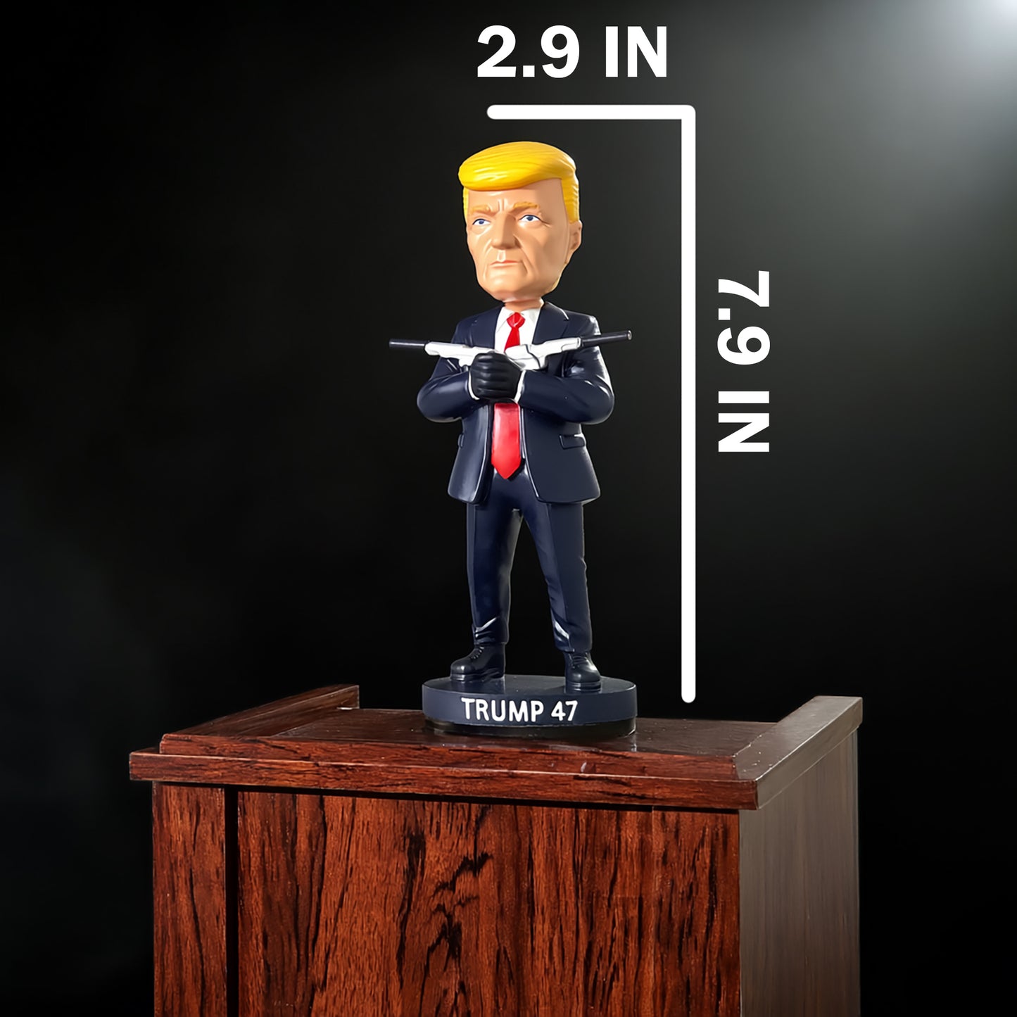 5 x Donald Trump Bobblehead - Trump 47 Collectibles