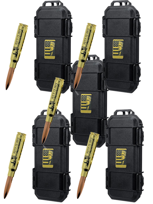 5x Donald Trump Pen - Brass Bullet Shaped Ballpoint Pen