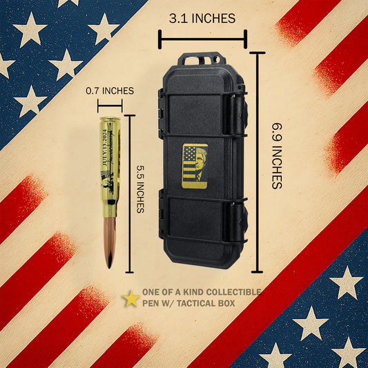 Donald Trump Pen - Brass Bullet Shaped Ballpoint Pen