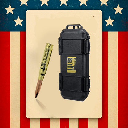 Donald Trump Pen - Brass Bullet Shaped Ballpoint Pen